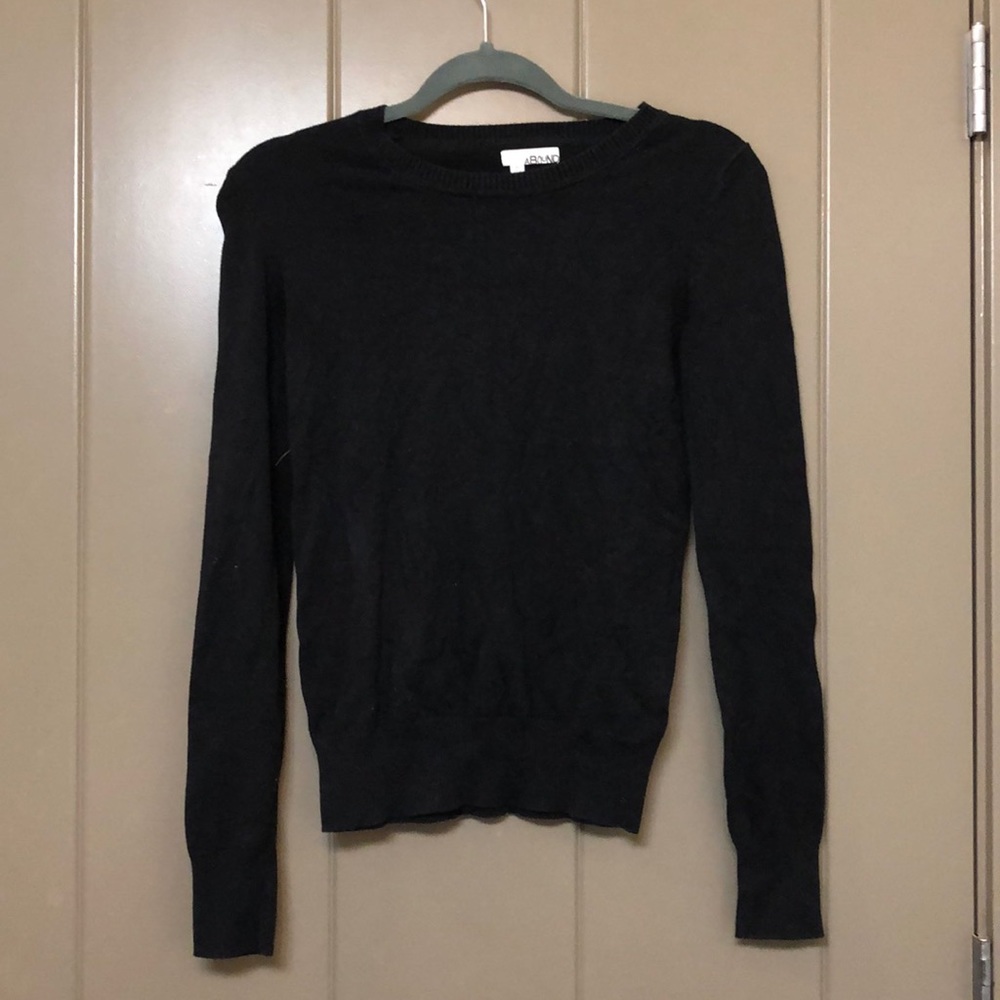 Simple black sweater